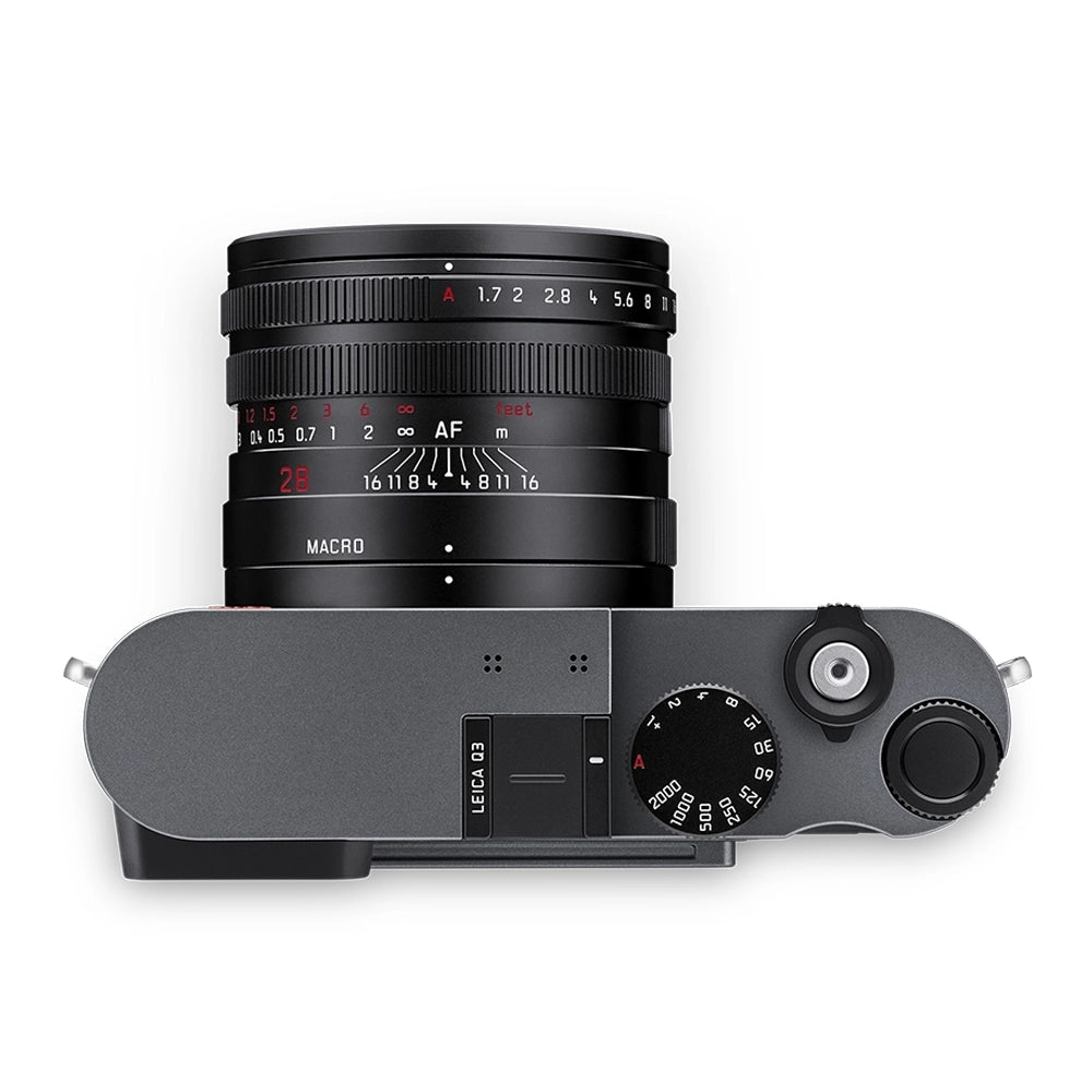 Camera lens and body on a white background