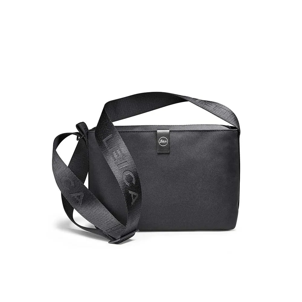 LEICA SOFORT CROSSBODY BAG MEDIUM RECYCLED FABRIC BLACK