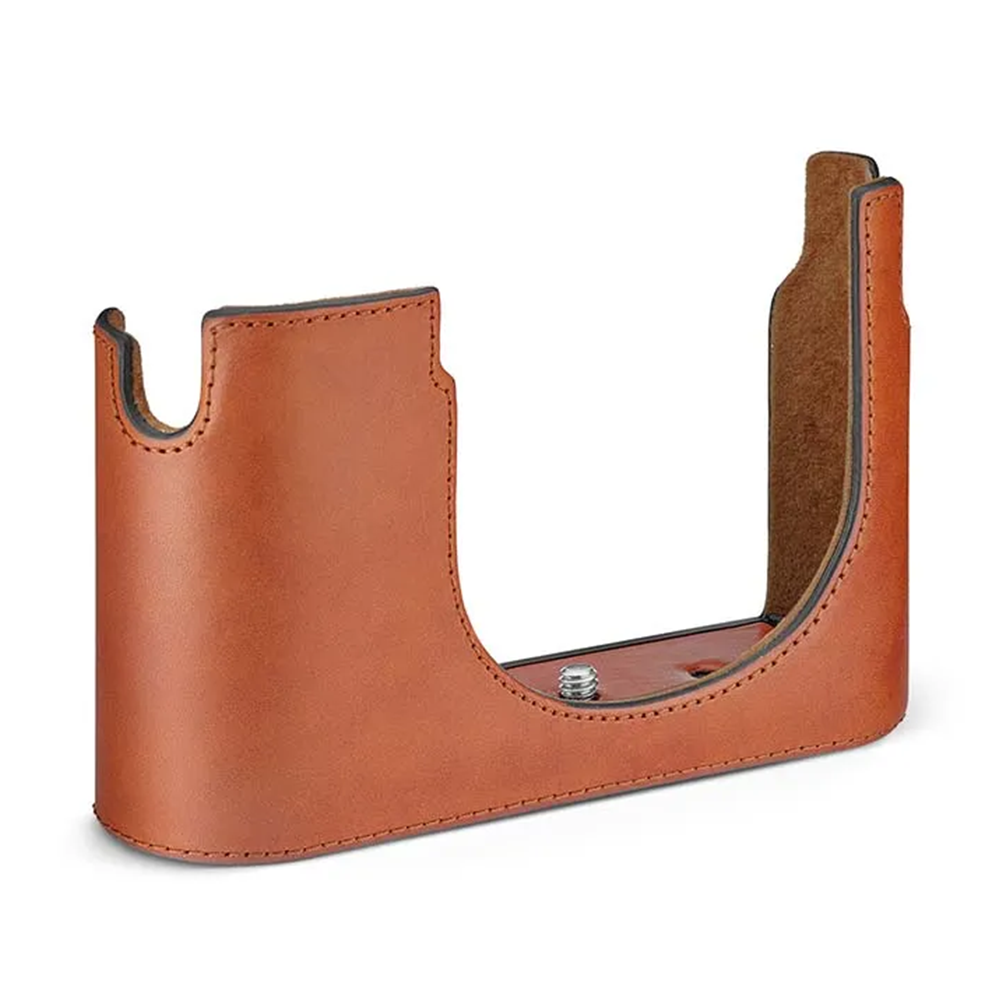 LEICA Q3 HALFCASE LEATHER COGNAC