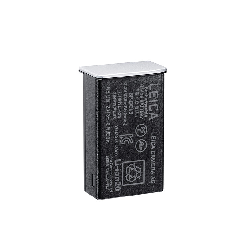 LEICA TL2 LITHIUM ION BATTERY BP-DC13 SILVER - Main Image