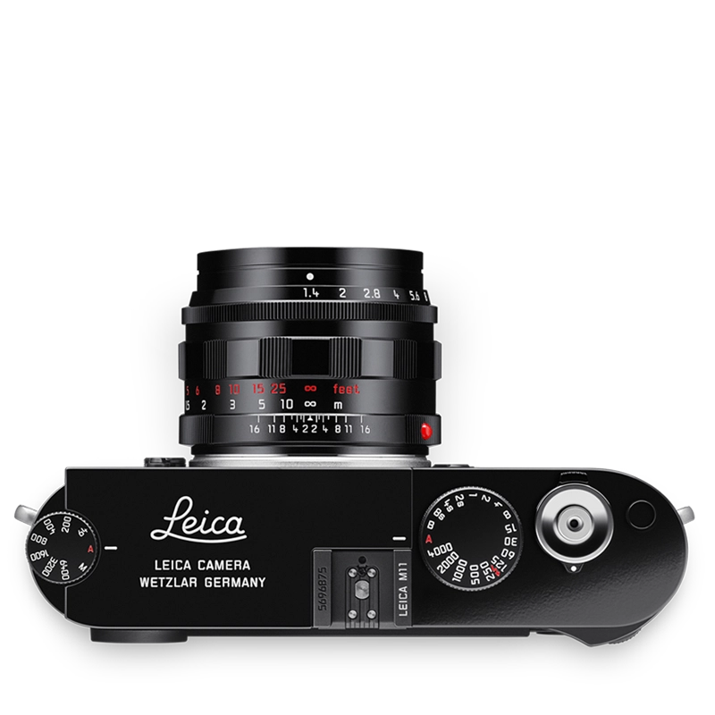 LEICA SUMMILUX-M 50MM F1.4 GLOSSY BLACK PAINT FINISH PRE-ORDER