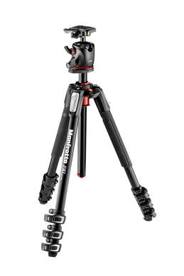 Manfrotto 190 Aluminium 4 Section with XPRO Ball Head Complimentary Gift