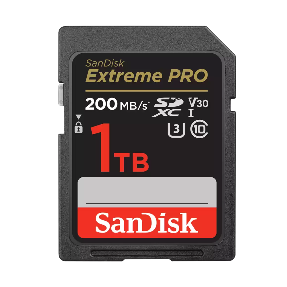 SANDISK EXTREME PRO SDXC 1TB 200MB/S UHS-I MEMORY CARD