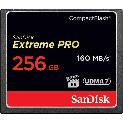 SANDISK EXTREME PRO COMPACTFLASH 256GB VPG65 160MB/S
