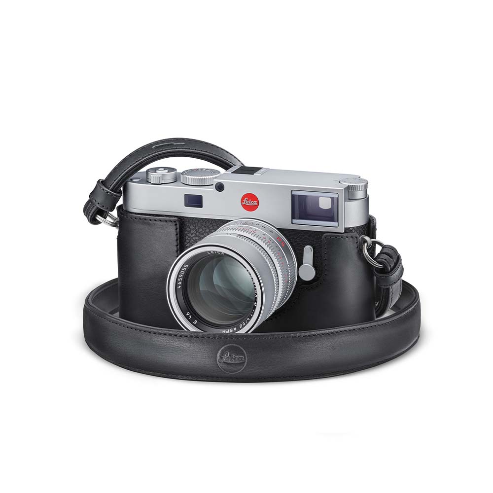 LEICA CARRY STRAP LEATHER M11 BLACK